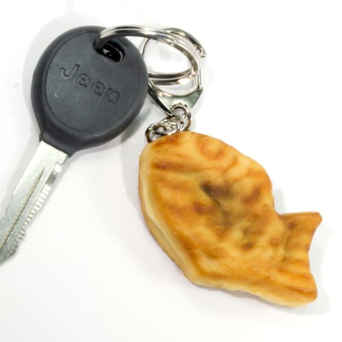 Food Sample Keychain: Taiyaki That Looks Like You Could Eat It 079OK