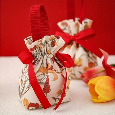5pcs Wedding Candy Box Wedding Candy Box Gift Box Creative Hand-painted Candy Box Empty Box