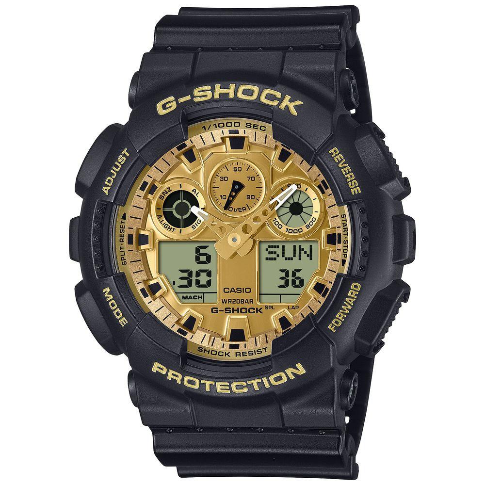 

Casio G Shock Серия Черное и Золотое Ga 100GGb 1a9jf