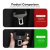 FA02Car Seat Belt Buckle Clip Protector Suede Anti-Scratch Cover For Benz W202 W212 W126 W140 W168 W177 CLS GLE GLC GLS CLA