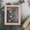 1/12 Dollhouse Miniature Wood Photo Frame Simulation Furniture Model Accessories