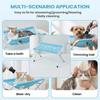 Cats Dog Grooming Bed Pet Nail Trimming Hammock Table Foldable Breathable Mesh Bath Rack Pet Washing Station With Support Frame