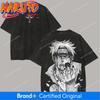 Pain T Shirt Naruto Men Acid Wash Back Print Yahiko Anime Graphic Cotton Streetwear Rinnegan Vintage Bootleg Tee Hot Sell