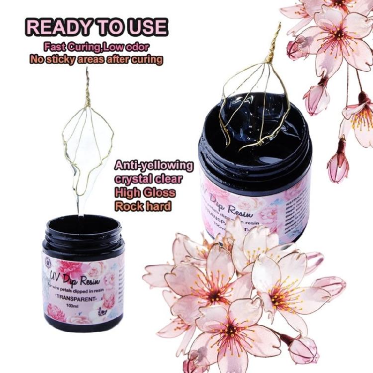 Versatile UV Resin for Artistic Creations Quick Drying Adhesive for DIY Projects