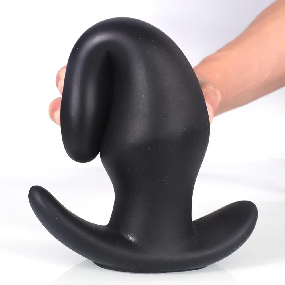 Ultra-Soft Body-Safe Liquid Silicone Anal Plug | Anti-Drop Design for Prostate Massage & Anal Training | Comfort Fit Large Size
