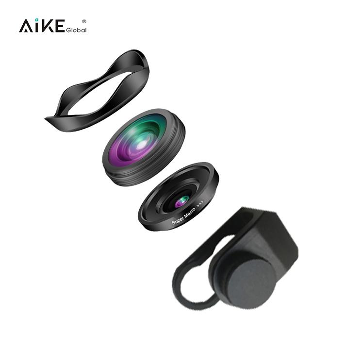 5k Hd 20x 120 Degree 2 in 1 Wide Angle Lens Mobile Macro Lens Mobile Phone Camera Lens Bundle1
