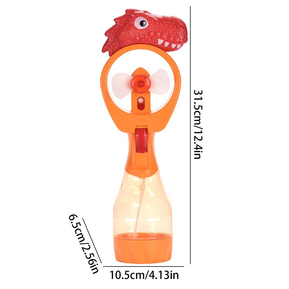 

Охлаждающий спрей-вентилятор Дизайн динозавра Ручные вентиляторы с распылением воды Ручные вентиляторы с распылением воды Портативный ручной вентилятор с распылением оранжевый