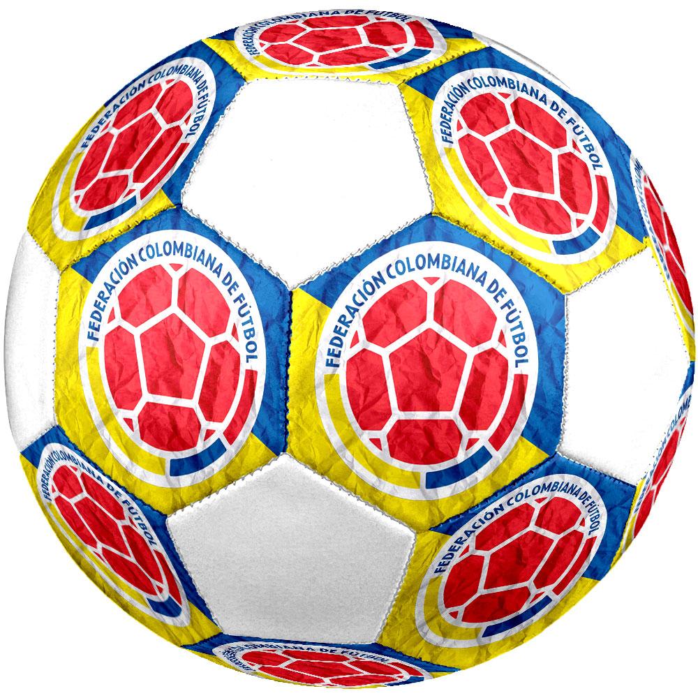 Colombia national football logo Size 5 Soccer Ball, Machine-Stitched PVC, Durable & High Bounce, All Ages Fit, fan merchandise, matches & outdoor use.