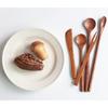 Nicot Wood Slim Long Spoon, 1 Piece, Korean Popular Tableware