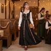 Women's Vintage Corset Dress for Halloween Costume Party