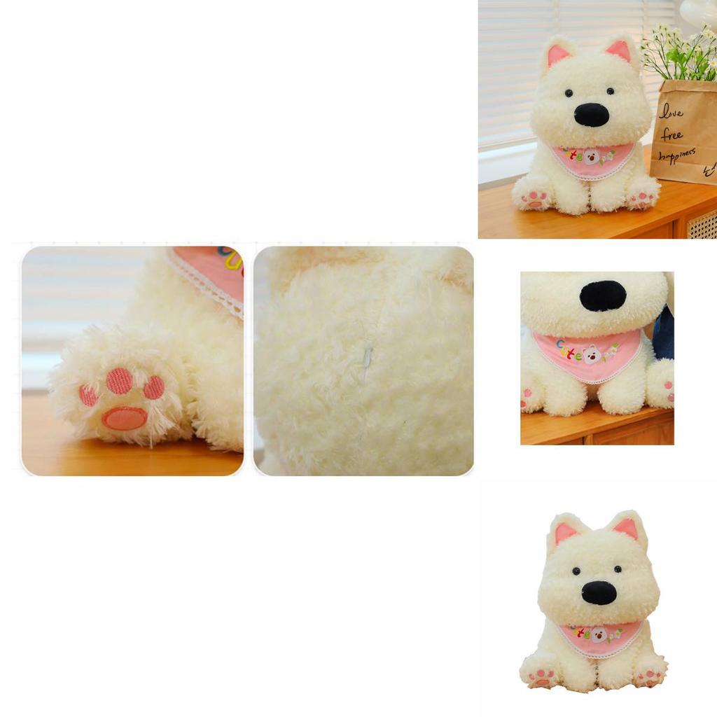 Adorable New Plush Highland Terrier Dog Toy With Soft Short Plush Fabric For Kids Gift