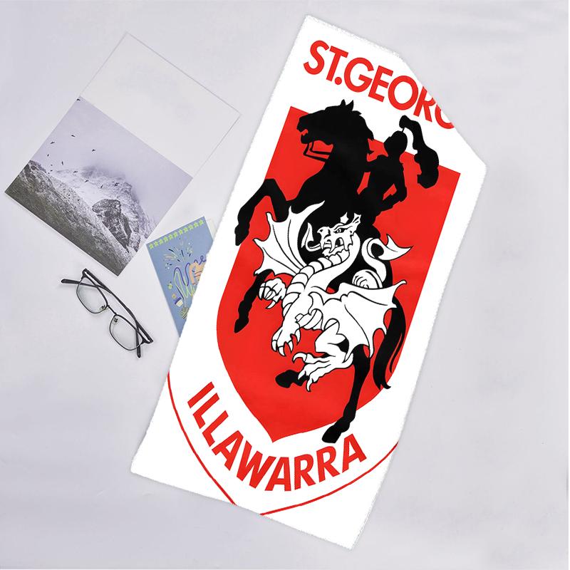St George Illawarra Fashion Beach Towel: Ideal for Summer Adventures Soft, absorbent and quick drying suitable for swimming and bathing