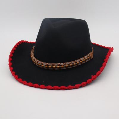 Take Ethnic Style Top Hat Travel Vacation Jazz Hat Sun Protection Men And Women Hat Cow Jazz Hat