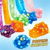 2.37oz Jelly Cube Crunchy Crystal Slime kit Clear Sticky Slime Soft DIY Non-Sticky Stretchy Sludge Party Favors Birthday Gifts