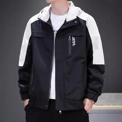Versatile Premium Top Tooling Casual Loose Hooded Jacket Men's Autumn and Summer Jacket