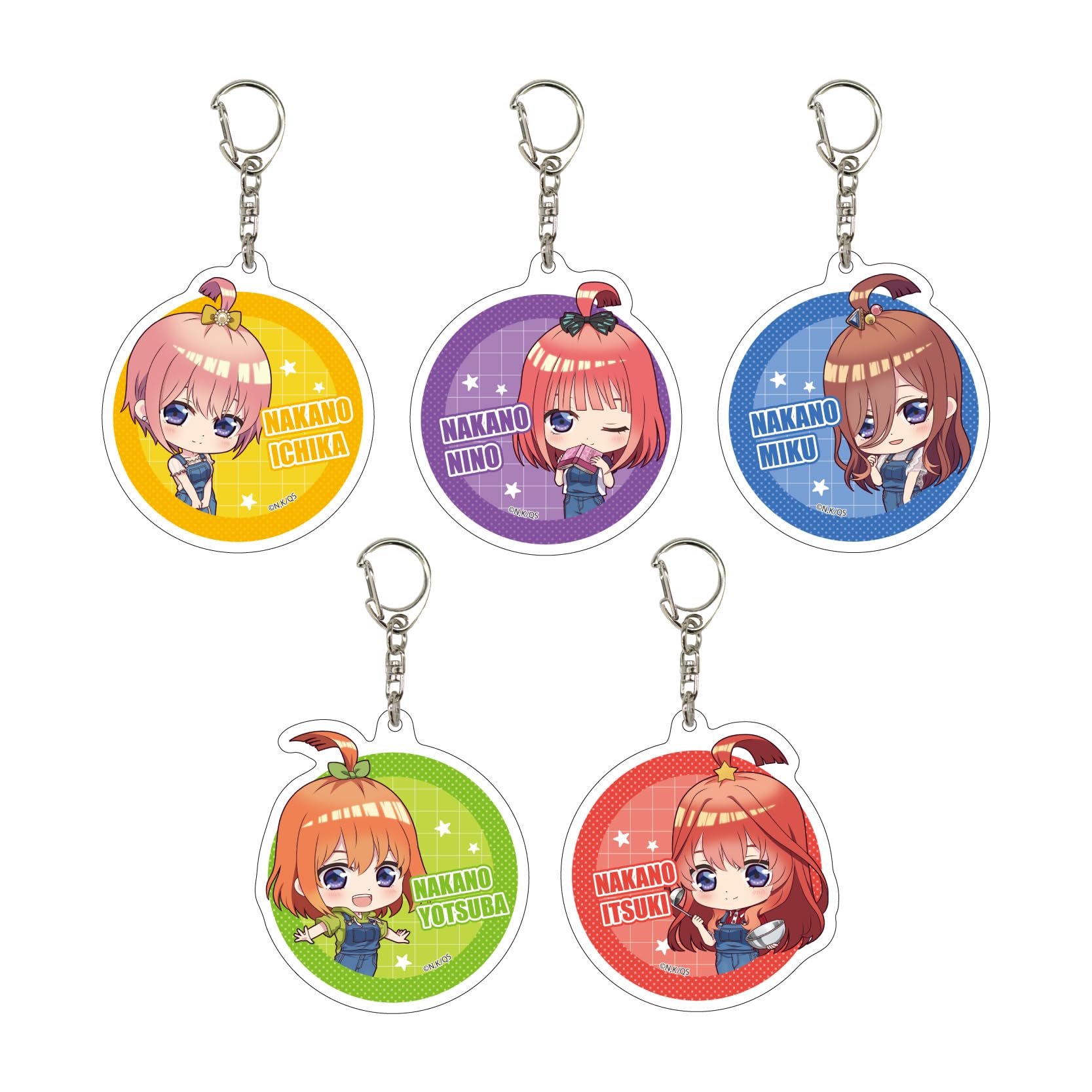 

The Quintessential Quintuplets 03 Raiha Coordinate Ver. [Mini Character Illustration] Acrylic Keychain 5-Piece Box
