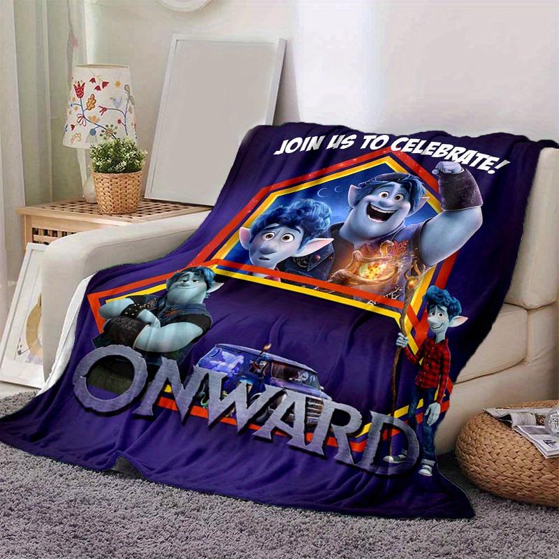 

1pc, Onward Movie Characters Throw Blanket Perfect for Home Decor, Couch Cover, Outdoor Use, Travel, Camping 80x120cm