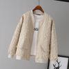 Female Cardigan Zipper Jackets Fashion Solid Color Ladies Short Baseball Jacket Korean Spring Casual White Jacket Top