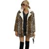3 Leopard Print Autumn and Winter Plush Imitation Fur Coat Coat