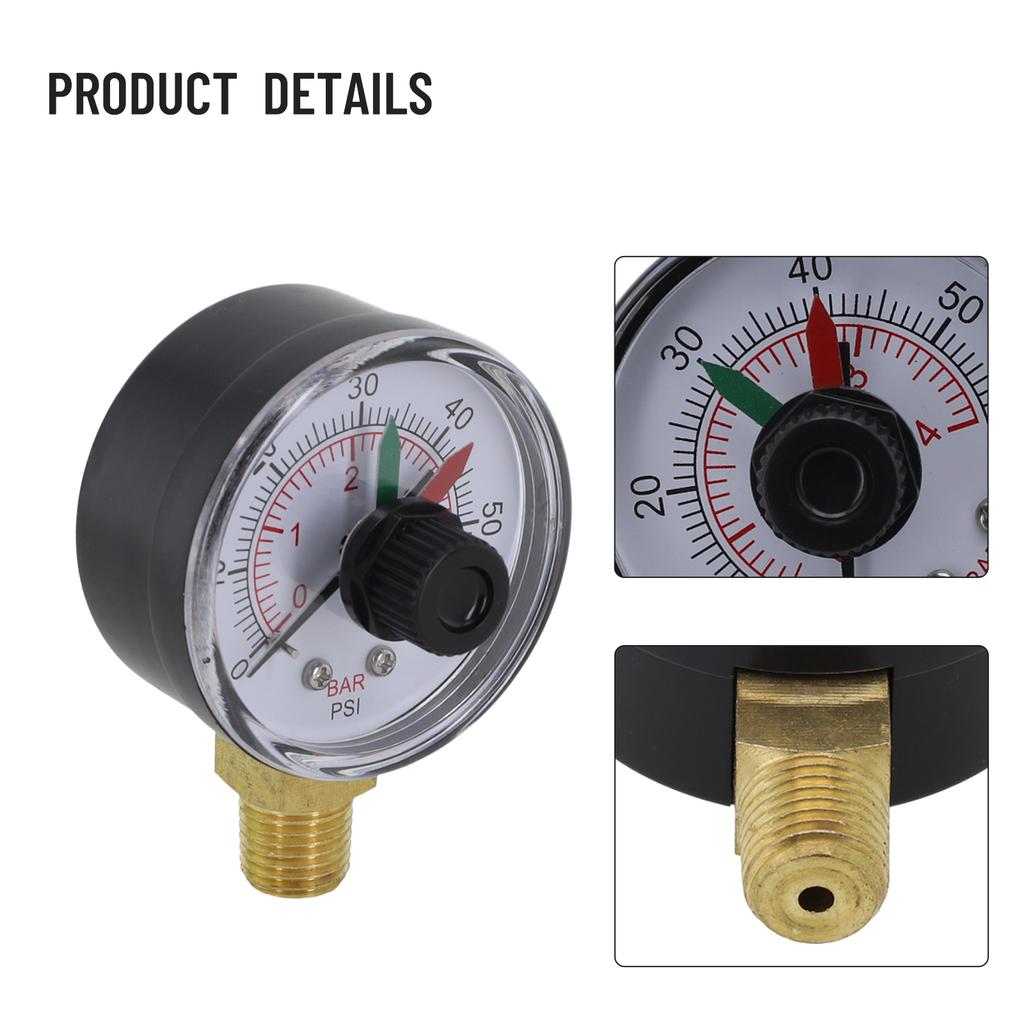 ECX271261 Pressure Gauge For For For Hayward Pool Filter,Sand Filter Replacement Parts For For For Hayward Pool Filter
