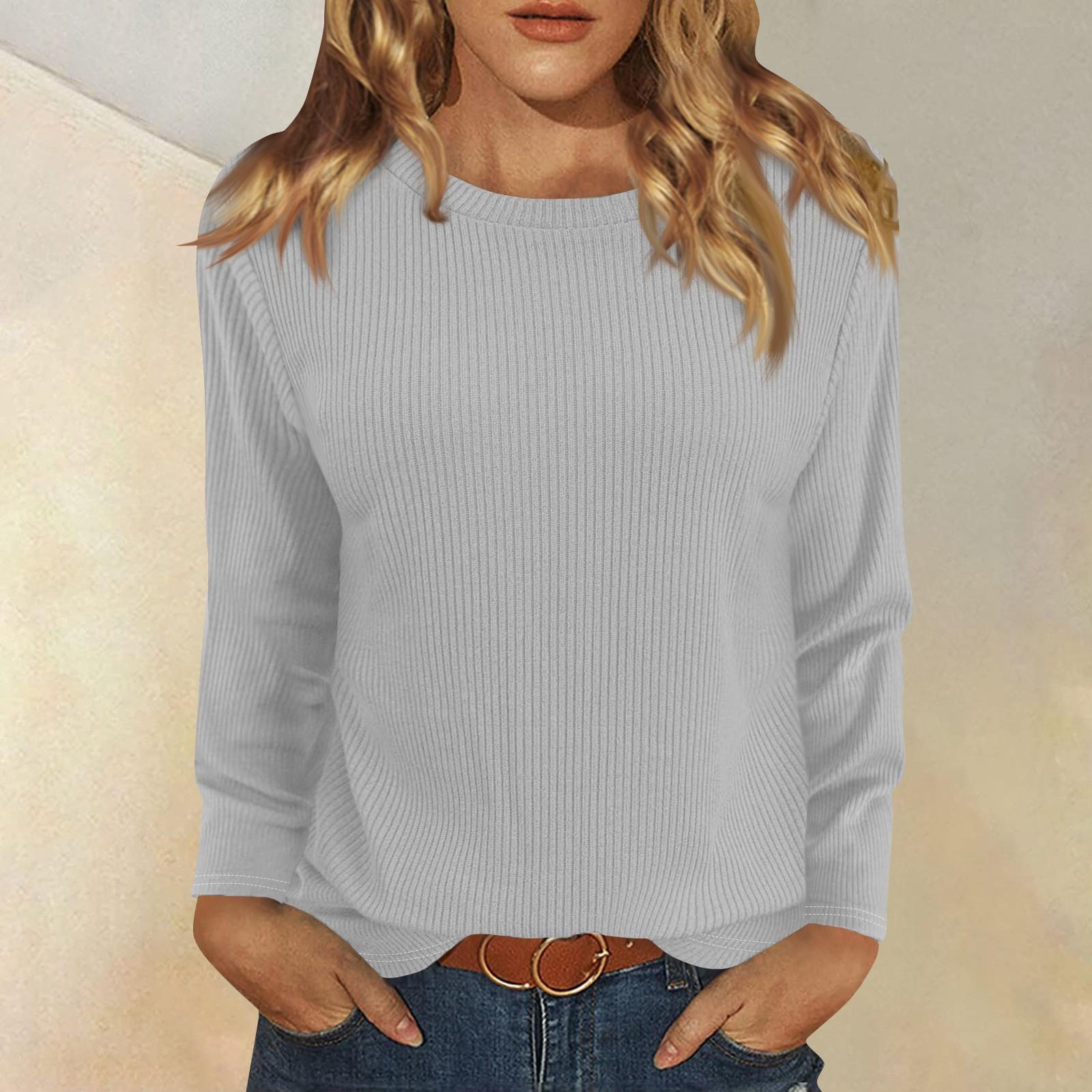 Топы с длинным рукавом для женщин — фото 16