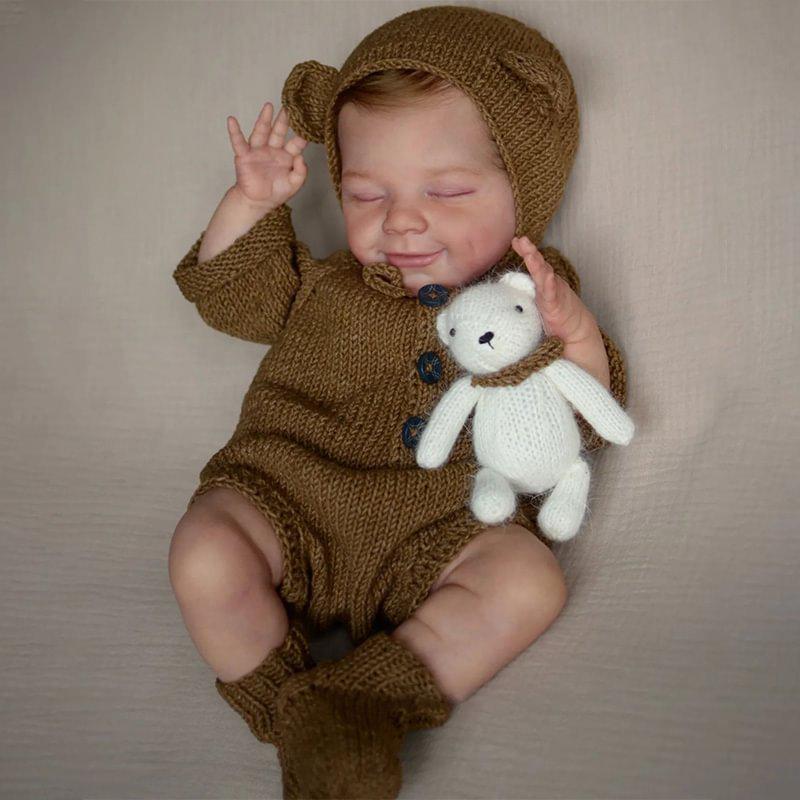 49cm NPK Realistic Reborn Baby Doll - April Edition Full Silicone Boy
