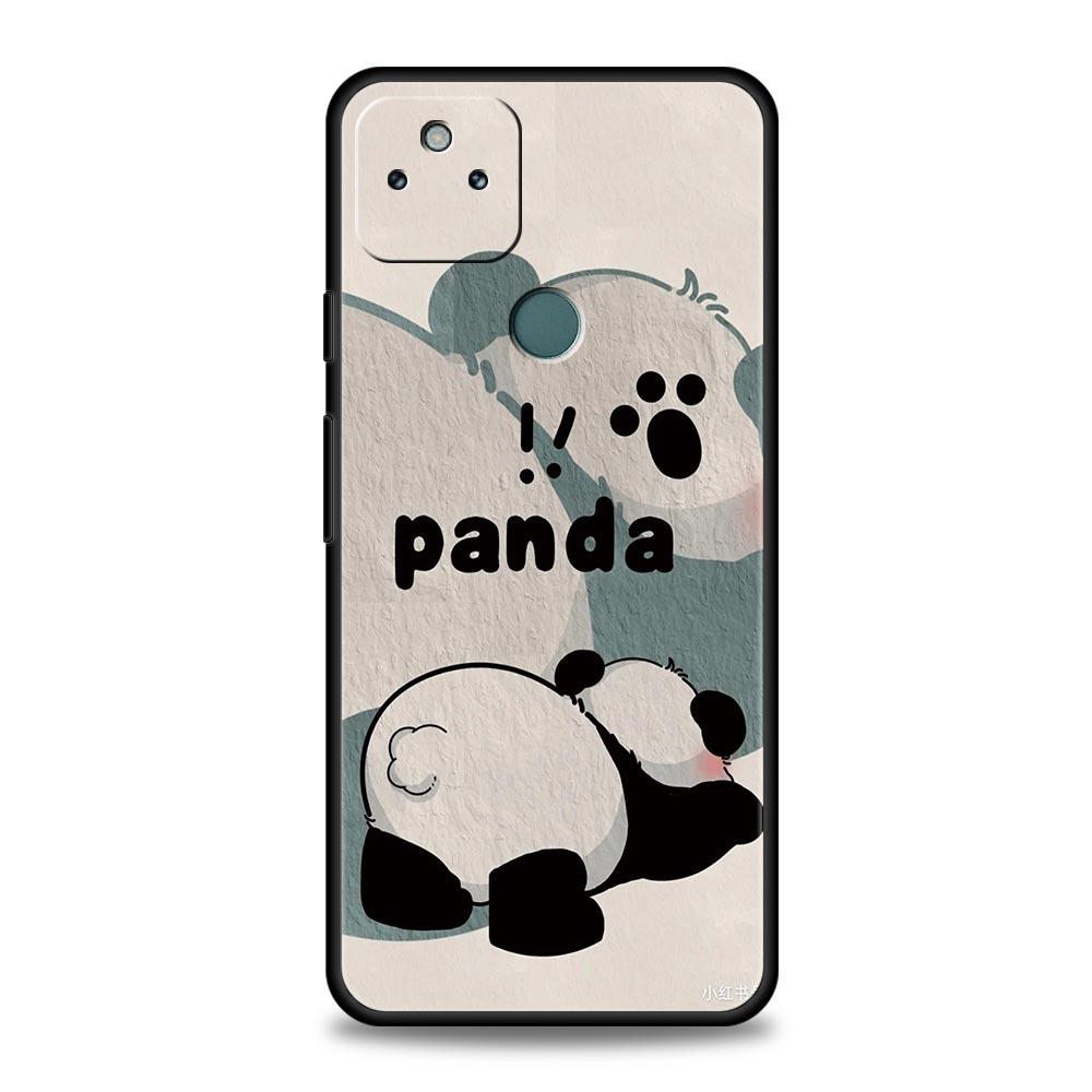 Baby Panda Phone Case Cover for Google Pixel 10 9 8 7 6 9A 8A 7A 6A Pro Shockproof Soft TPU 10 Pro XL Shell Fundas Capas Bags