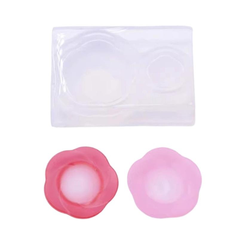 

Practical Pendant Molds Small Flower Shape Handmade Ornament Moulds Silicone Texture for Clay Wax and Resin Crafting 1