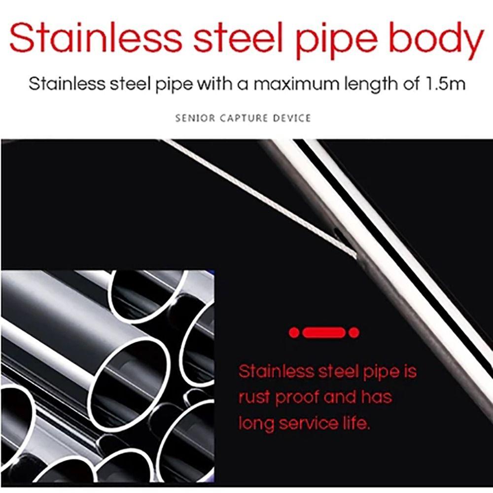 1Pcs Long Handle Snake Tongs Folding Snake Fish Catcher  for Crab Fish Seafood Snake