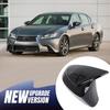 M Style Horn Glossy Black Mirror Cover Caps For Lexus IS RC 200 300 350 450 2014-2020