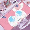 Cartoon Mouse Pad Gaming Carpet Anime Keyboard Pads P-pokemon Sylveon PC Mousepad Mouse Pads Laptop Extended Desk Mat Gamer Gift