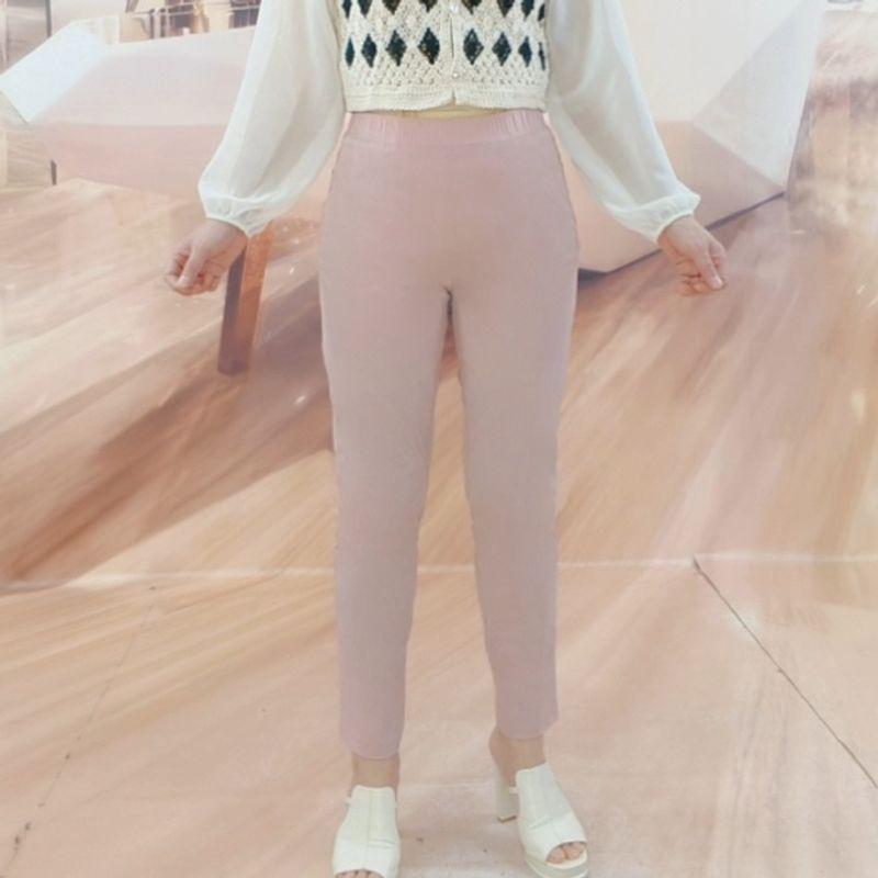 

Foreign Trade Original Order Cut the Tag off Women clothes Fashion New Summer Stretch Quick-Drying Slim fit Slimming Versatile Ankle-Length Pants