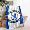 1pc Blanket - Chelsea FC logo Print Design, Lightweight Blanket for Sofa, Bed- Soft &Warm, Gift for All Seasons
