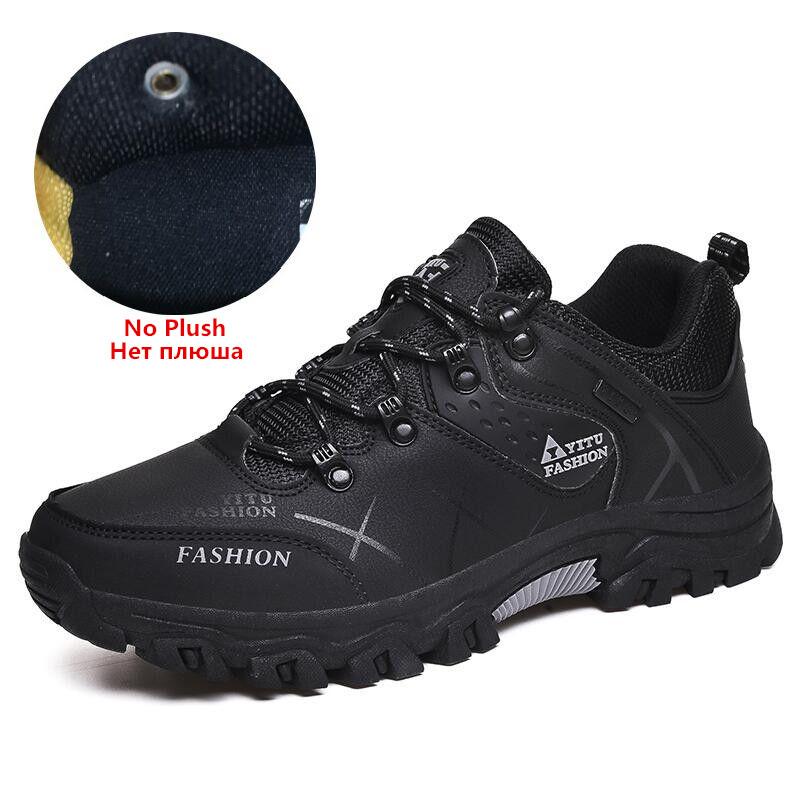 

Бренд Мужские Зимние Снежные Ботинки Плюшевые Теплые Ботильоны Водонепроницаемые Кожаные Кроссовки Уличные Мужские Походные Ботинки Рабочая Обувь Размер 39-47 37