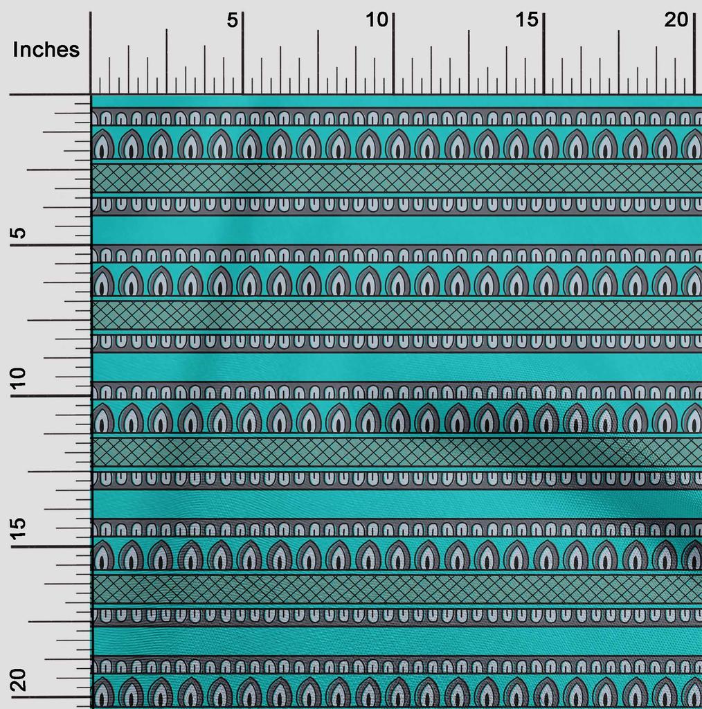 oneOone Cotton Flex Fabric Ethnic Block Printed Craft Fabric BTY 40 Inch