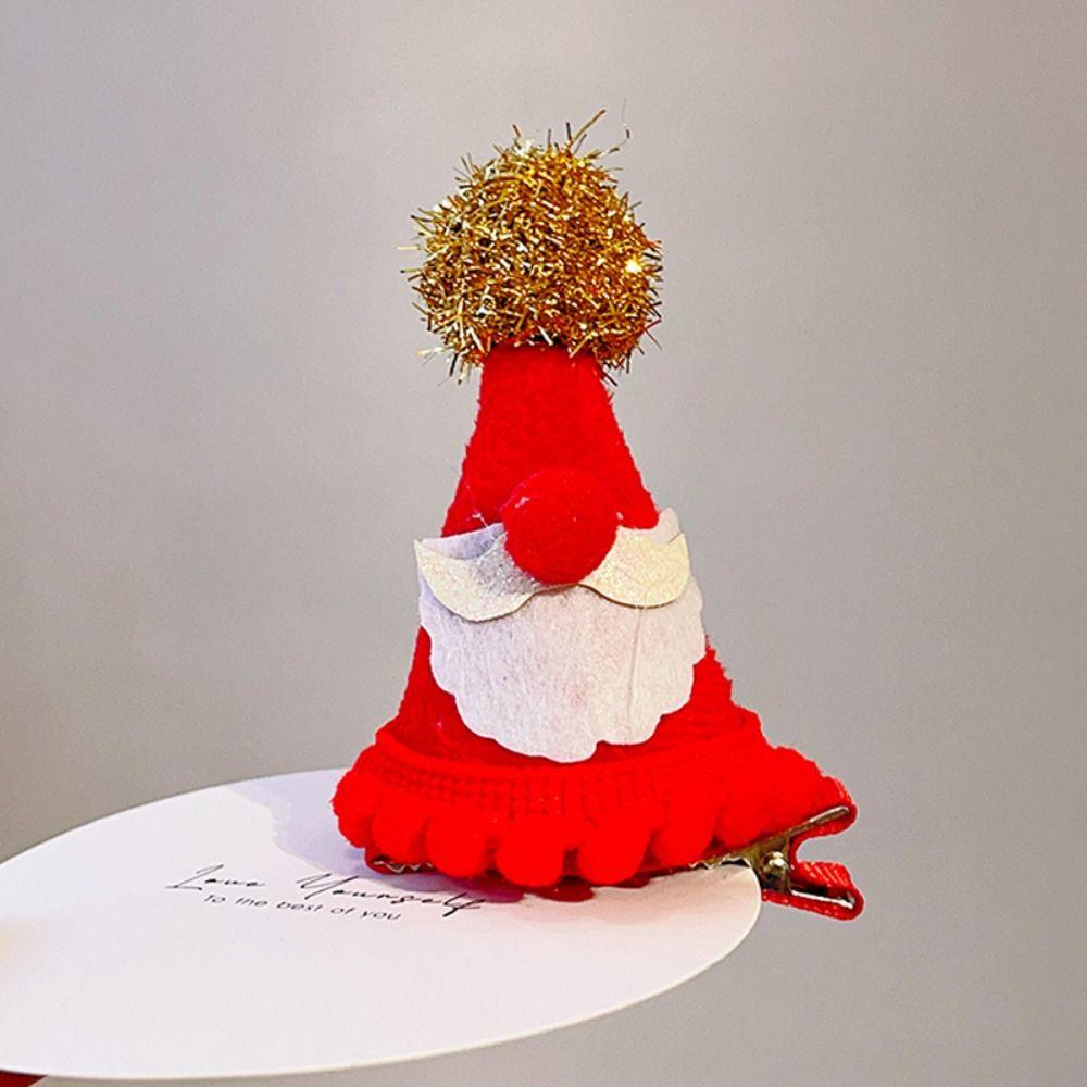 

Рождественская заколка с блестками и бантом, Рождественская шляпа, повязка на голову, детская заколка для волос с рогами оленя, заколка для волос для девочек A