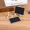 10PCS Wooden Mini Blackboard Chalkboard Message Note Board With Stand Holder Clip