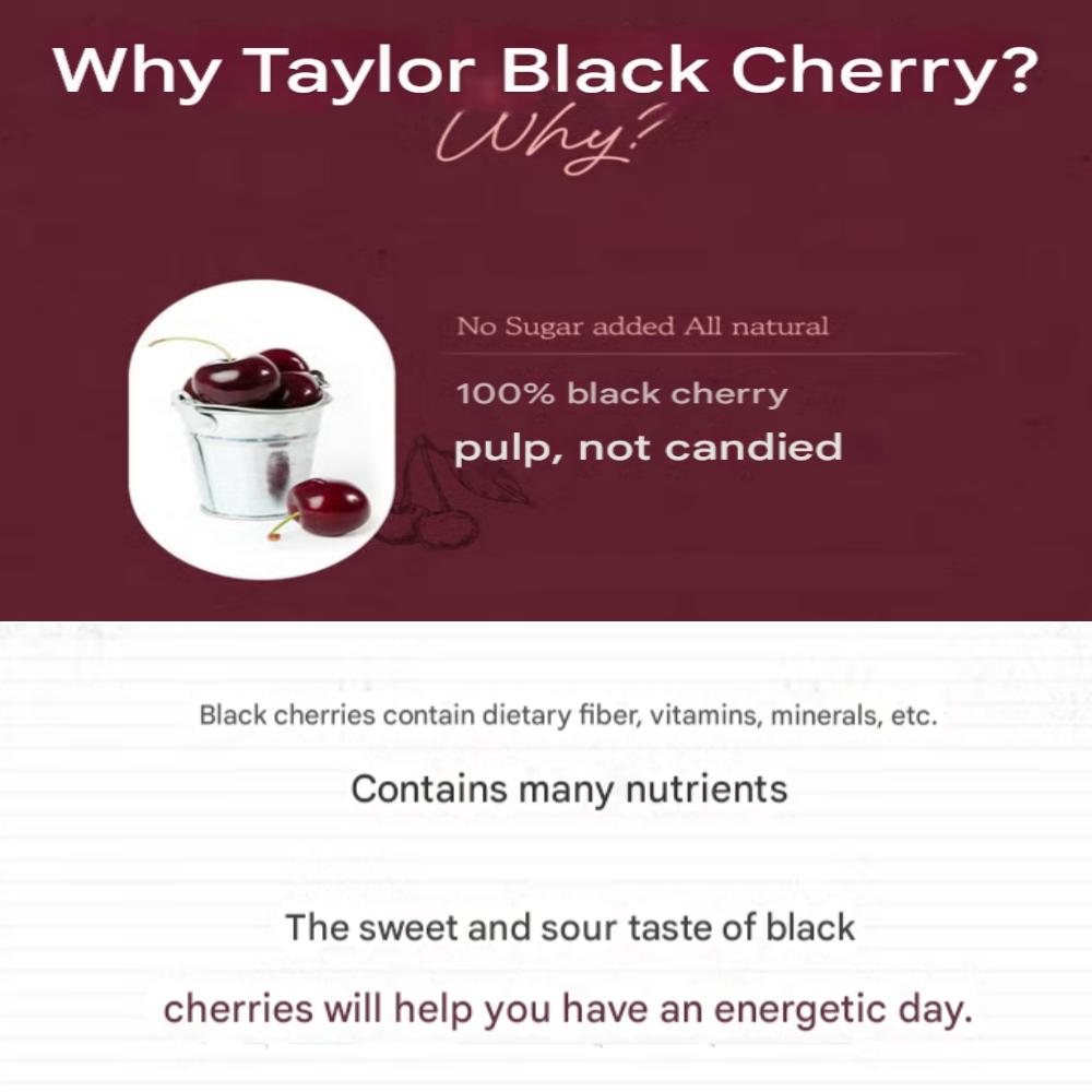 Taylor Farm's Dried Black Cherries 50g Premium Snack & Health Boost