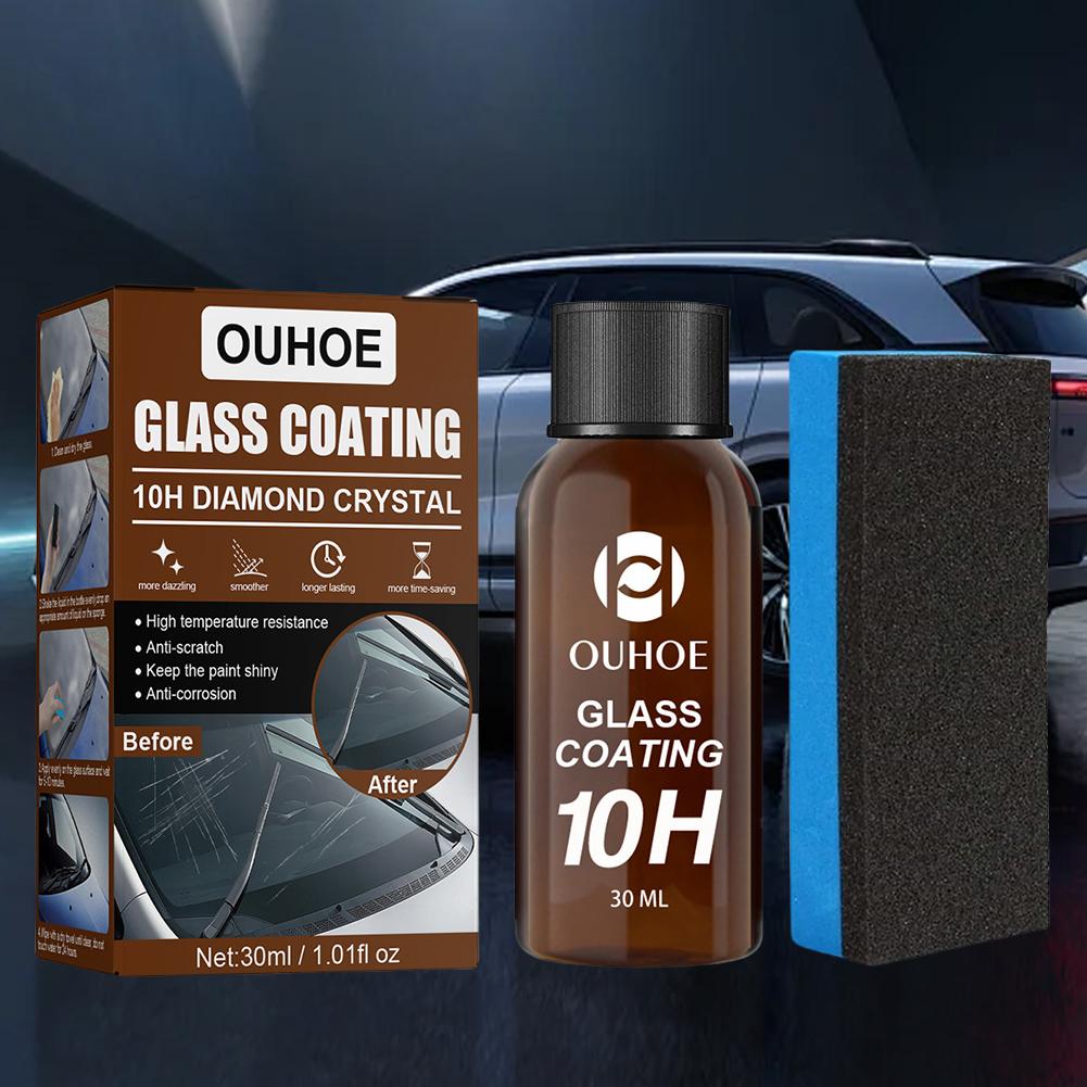 30ml Car Glass Coating Glass Waterproof Dustproof Agent Anti-Scratch Hydrophobic Car Polish High Protection Car Shield Coating