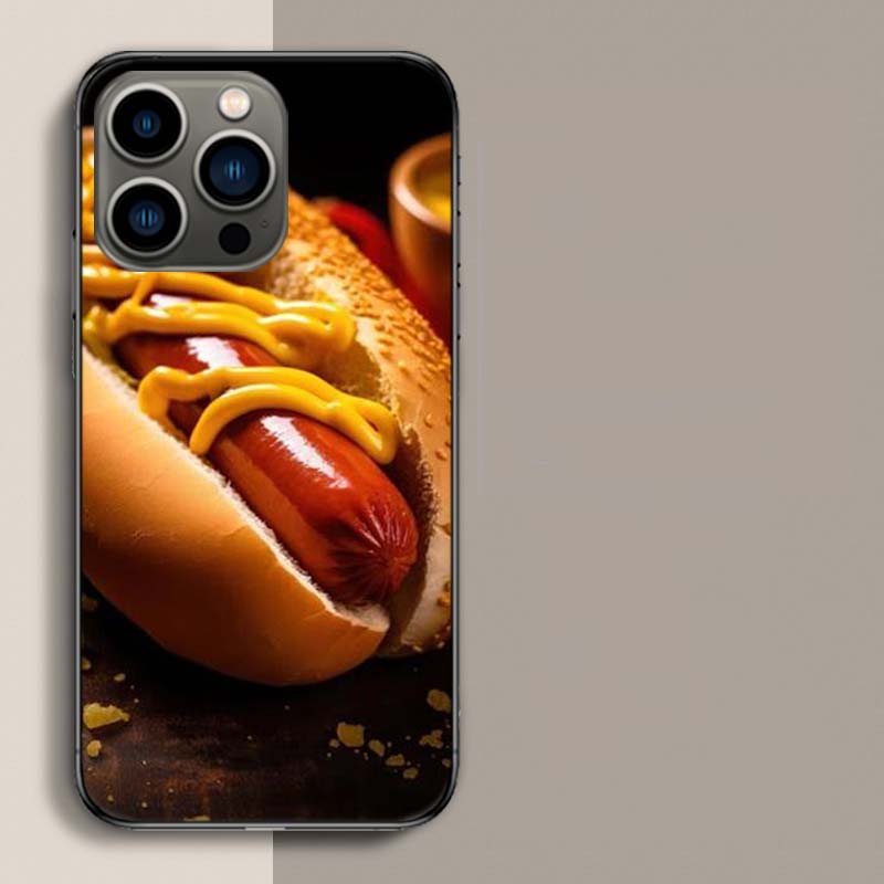 Onion and Pepper Flavored Grilled Sausage Hot Dog Phone Case For Iphone 17 Air 15 Pro 14 Plus 16 Pro Max 17E 16E 12 13 Mini 11