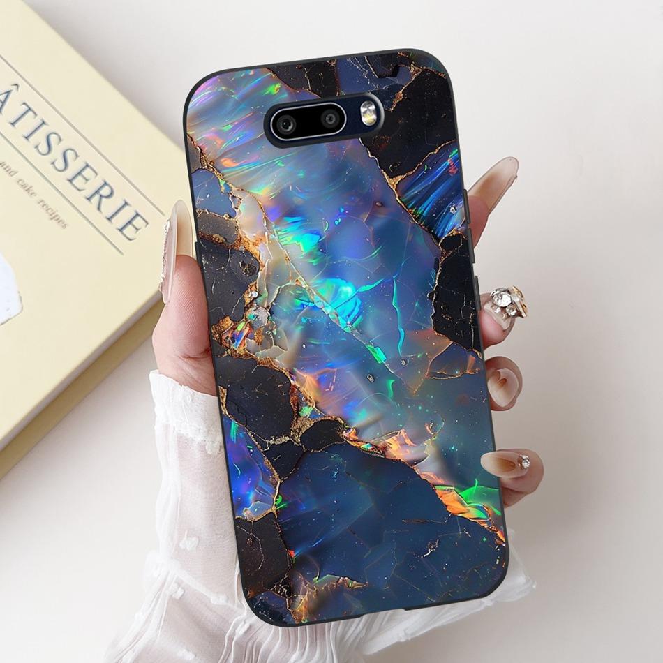 Per LG V50S ThinQ / V50 ThinQ 5G Nuova Carina Custodia per Telefono Floreale a Cartoni Animati Per LG V50 V50S ThinQ Custodia Morbida in Silicone Nero