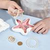 Beach Themed Earthenware Jewelry Dish Decorative Storage Solution For Daily Accessories And Present Box Included