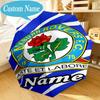 Custom Name Umbrella Rovers Crest Print Umbrella 8-Frame for Travel, Camping, Casual Lightweight Portable, Essential for Family Gifts