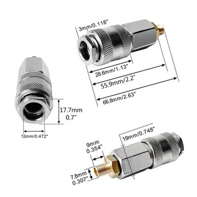 Adaptador de conector de cabeza hembra para bomba de aire de automóvil, válvula de inflado de neumáticos, rueda, mandril de aire