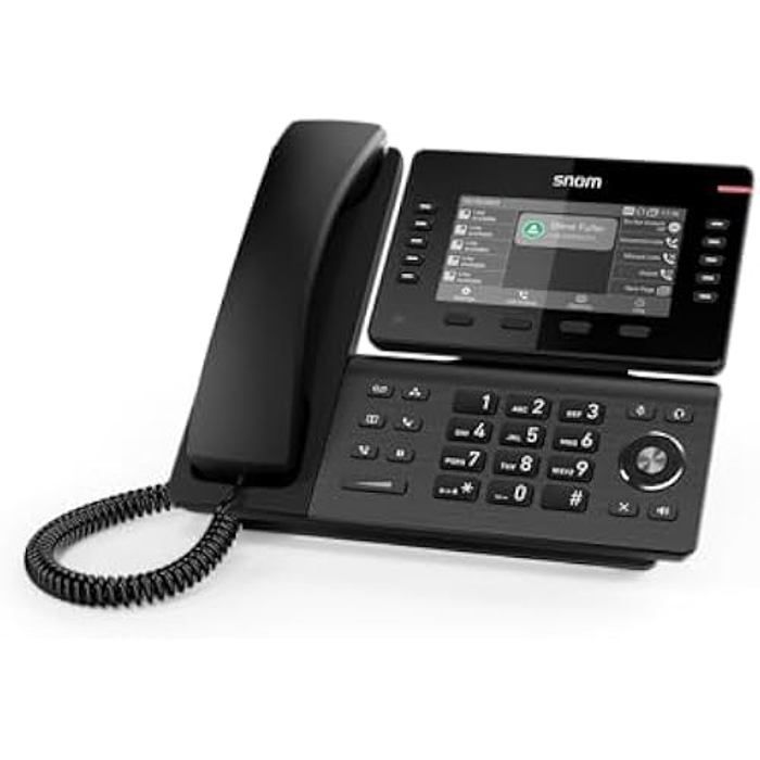 Téléphone VoIP - SNOM - D815W - Écran Couleur IPS 5" - 10 Touches Programmables - Wi-Fi Double Bande