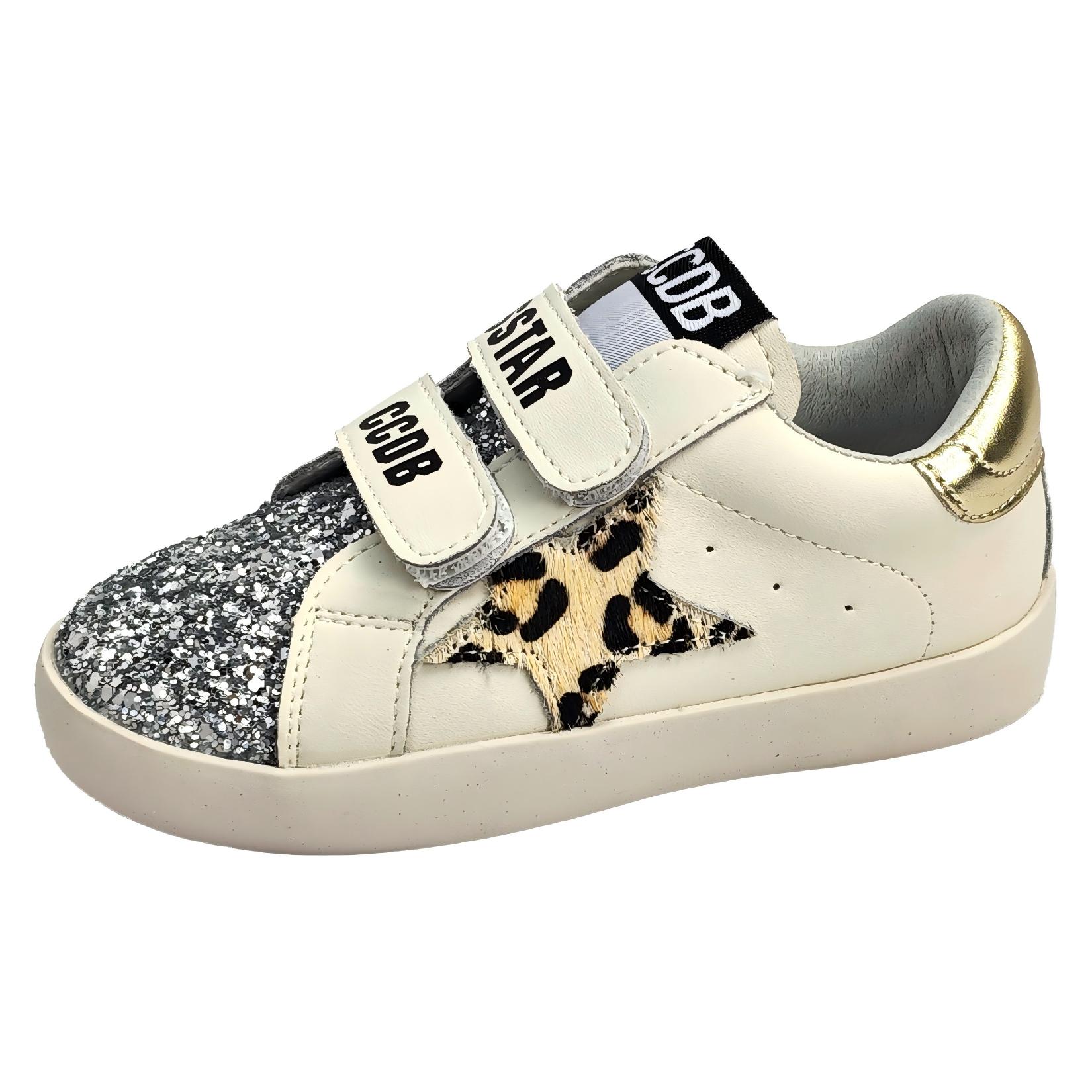 

Autumn Children s Boys Girls Genuine Leather Sequin Magic Sticker Dirty Sneakers Kid Toddler Casual Flats Single Shoes 21 серебряный