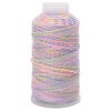 80Meter Polyester Cotton Thread Starry Sky Segment Dyeing Cord Sewing String DIY Handmade Accessories