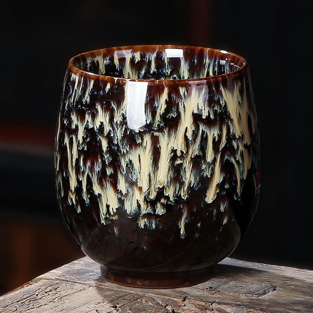 Creative Kung Fu Ceramic Teacup Drinkware Kiln Transformation Tea Bowl Porcelain Japanese Style Water Cup