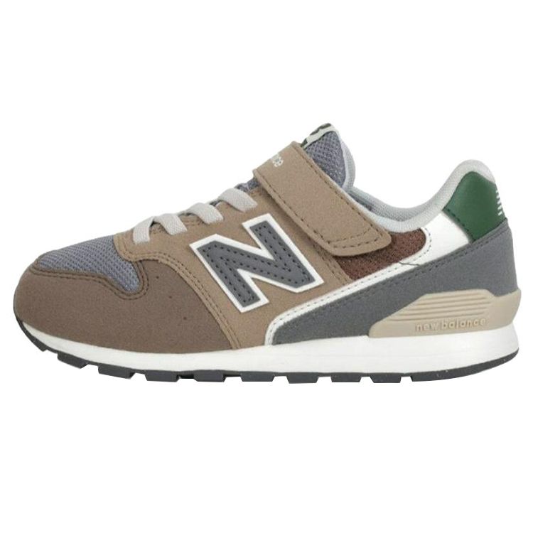 

New Balance Nb 996 Детские Дышащие Удобные Мягкая Подошва Ткань Синтетическая Кожа Низкий Верх Повседневные Кроссовки для Бега Детские кроссовки Хаки YV996MA3 28