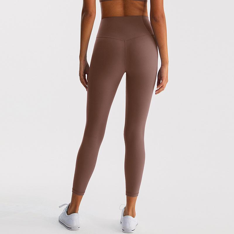 Neue High-Waist Yoga-Hose mit Nude-Gefühl: Damen-Leggings mit Hüftlift, Bauchkontrolle und Feuchtigkeitsableitung